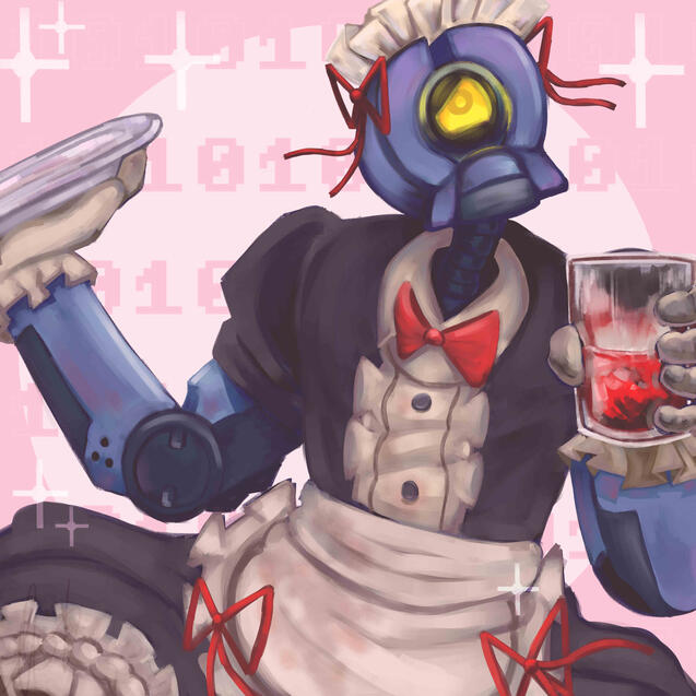 Digital Fanart - Maid V1 (ULTRAKILL)
